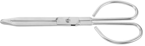 iplusmile Pinze per Caminetto in Acciaio Inox 28 CM per Legna da Ardere Attrezzi per Braciere Interni ed Esterni Manico lungo Ergonomico e Resistenza alle Alte Temperature