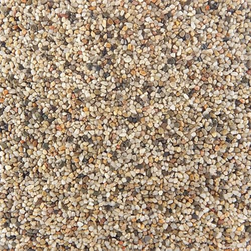 Terralith Marmor - Steinteppich natura für 1 qm - außen -, Körnung:mittel (4-6 mm)