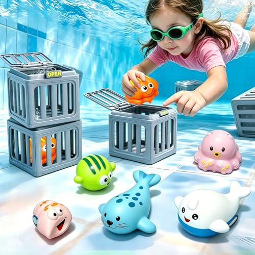 Yizemay Unterwasser Rettung Tauchspielzeug, Tauchspielzeug Pool Spielzeug Wasserspielzeug Outdoor für Kinder, Wasser Spielzeug für Swimmingpool Schwimmbad Spielzeug