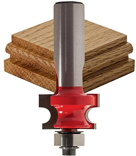 Freud 80–126 Traditionelle Perlen-Bits, Nutfräser, Kugelfräser Holz, 6,35 mm Rad. Durchmesser 3,8 cm. Maße (H x B x H): 2,2 x 1,3 cm