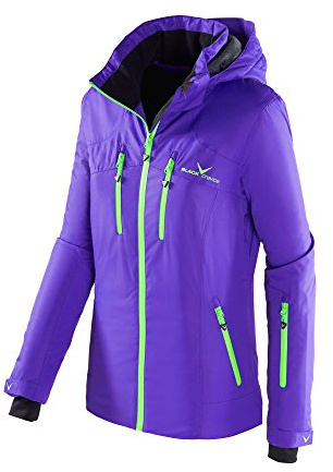 Black Crevice Damen Skijacke, Funktionsjacke, Liberty/grün, 40