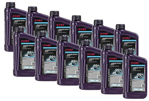 12 (12x1L) Liter ROWE HIGHTEC MULTI SYNT DPF SAE 0W-30 Motoröl für VW, Porsche