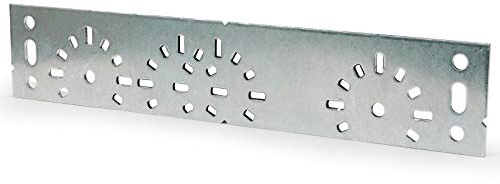 Pipetec Montageplatte 250/48 mm (1 Stück) Pressfitting für Wandwinkel Verbundrohr Wandscheibenschiene Montageschiene Wandschiene DVGW zertifiziert
