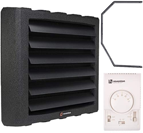 Reventon CV Lucht Heater SET met bevestigingsbeugel en thermostaat - 22KW indirect gestookte heater