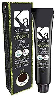 Kalentin Tinta Per Sopracciglia E Ciglia Professionale Senza Ammoniaca Brown Castano 30ml