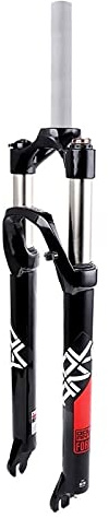 SJHFG Suspensión Suspensión de aleación de Aluminio 26/27.5/29 '' MTB Bike Straight Fork Spread 100mm Travel 105mm Bicycle Air Forks Horquilla (Size : 29)