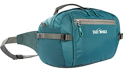 Tatonka Bauchtasche Hip Bag M - Große Hüfttasche mit Reißverschlussfach, elastischer Seitentasche und Einer Fronttasche mit Schlüsselhalter (Teal Green)