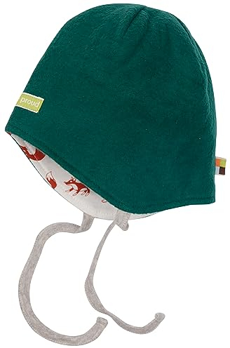 loud + proud Unisex Kinder Lt1 Fleece, GOTS Zertifiziert Beanie-Mütze, Bottle, 42-44 EU