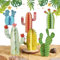 SUNBEAUTY 6 unidades de cactus decoración bolas de panal verde deoración fiesta decoración para decoración de verano, boda, cumpleaños, decoración de mesa México