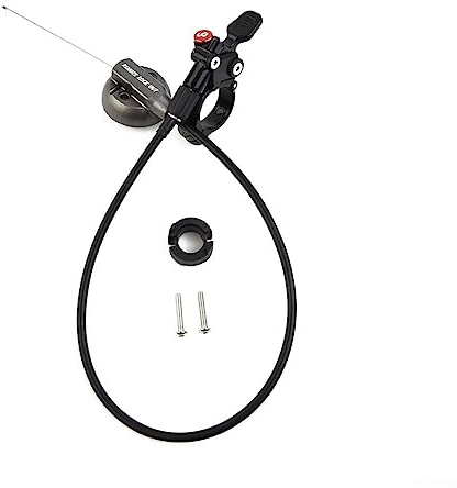 Leva interruttore di blocco forcella per bicicletta, in lega di alluminio, 22,2 mm, kit leva di blocco remoto, kit leva di blocco remoto