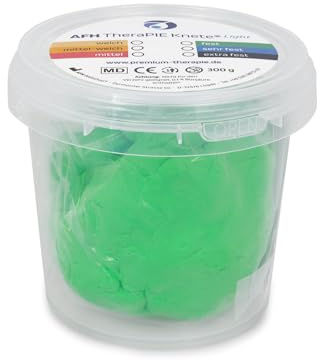AFH TheraPIE Knete® Light | 300 g | fest = grün | Therapieknete, Knetmasse Handtherapie