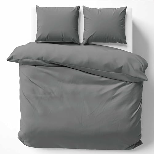 Cotton Castle Bettwäsche Bettgarnitur Bettbezug 100% Baumwolle 135x200 155x220 200x200 200x220