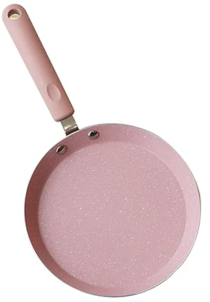 LABRIMP Poêle Antiadhésive Aluminium Poêle à Crêpes Et Omelettes Ustensile De Cuisine Pratique Pour Maison Restaurant Rose