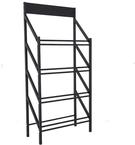 XILYZMO Hand Wash Basin Display Stand, Double Slot Sink Storage Shelves, with Wheels Washing Hand Basin Sample Display Stand, Adjustable Width Metal Washbasin Stand Organizer (Color : A, Size : 75X3