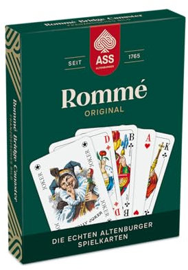 Ass Altenburger 10045037-0001 FSC Rommé, französisches Bild, White