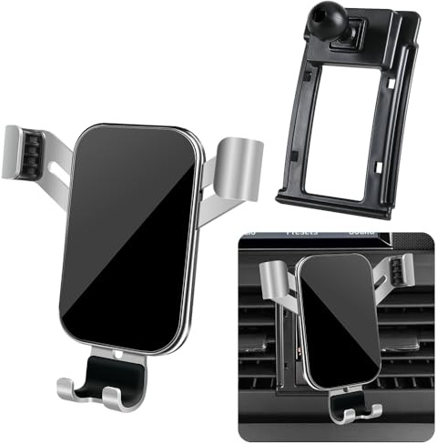 LUNQIN Kfz-Handyhalterung für Mercedes Benz GLK-Klasse 2010 2011 2012 GLK350 Auto-Innenzubehör, beste Handy-Halterung, Handy-Halterung, Lade-Navigations-Halterung, Lüftungsschlitz-Display-Ständer