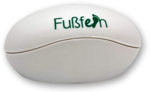 Fußfein Hornhautentferner (100% Anti-Hornhaut Effekt) Hornhaut Entfernen mit Edelstahl-Raspel und Auffangbehälter