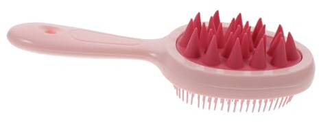SOESFOUFU Shampoo Bürste Für Erwachsene Doppelzahn Handgriff Kopfhaut Massagebürste Für Haarpflege Und Schuppenreduktion Für Nasse Und Trockene Anwendung