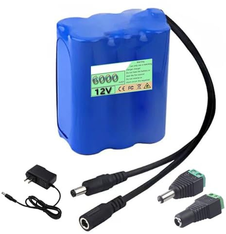 Batterie au lithium 12 V, 6 Ah, 9 Ah, 12 Ah, 15 Ah, 18 Ah, 21 Ah, 24 Ah, 30 Ah, puissante batterie au lithium polymère portable, prise Anderson, adaptée aux équipements d'alimentation 12 V (12 V 30