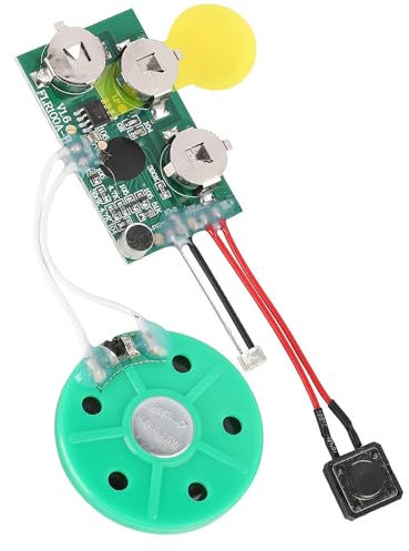 AUFNAHMEKARTE MIT EINGEBETTETEM Sound-Modul FÜR BEGRÜßUNGSKARTEN, SPRACHAUFNAHME GERäT MIT 60 Sekunden Audio FÜR Geburtstag, Hochzeit, Party, FEST, Geschenk