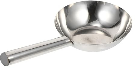 Zerodeko Louche Acier Inoxydable Épaissie Ustensile de Cuisine Pratique pour Soupe et Eau Conception Ergonomique pour Cuisine Jardin et Restauration