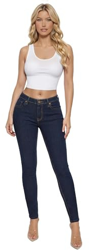 Lexi Women's Super Comfy Stretch Denim Skinny Jeans XPS22880 Indigo 12
