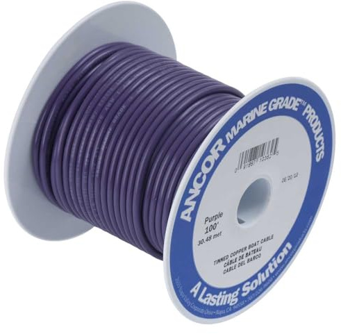 Ancor 639 – 104710 Marine Grade Cable Main, Color Purple, 2.08 MM², 30.5 M