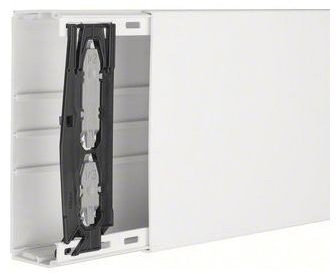 Hager LF6019009010 Bandeja Porta - Cable (Bandeja portacables Recta, 9060 mm², PVC, Blanco, 190 mm, 60 mm)