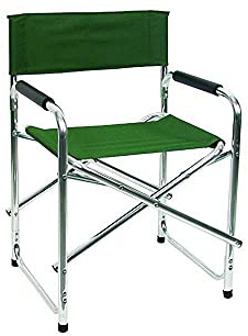 Vette CDF00031 - Silla de Director de Aluminio, Color Verde