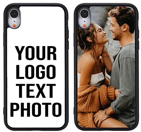 Mobile Stuff Personalised Phone Case for iPhone XR, Shockproof TPU Bumper back Custom Cover Collage Your Own Photo for iPhone XR - 6.1 Inch, Personalize with One Image Layout