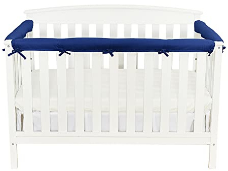 Kinderbett Leitplanke, Schutzgitter für Babybetten, Schutz für Zahnung, 3-teiliges Schutzgitter für Babybett, passend für Seiten- und Vorderschienen, Kantenschutz Baby Babybett