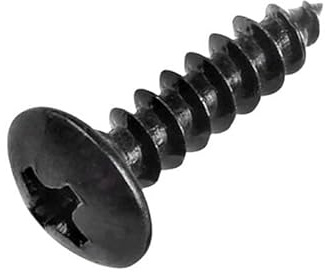 MOOPW Edelstahl 304 Kreuzschlitz Runder Kopf Holzschrauben | Mushroom Spitzschwanz Selbstschneidend Schrauben M3 x 25mm 40 Stk
