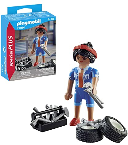 PLAYMOBIL Special Plus 71164 Meccanico per Bambini dai 4 Anni