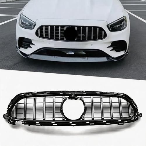 YIUBCZOQI Kühlergrill Nieren für Mercedes Benz CLA W118 C118 X118 2019-2022 | Frontgrill Sport,Schwarz Glanz,CLA180,CLA200,CLA220,CLA250,CLA260,Nicht für echte 45 AMG,ABS