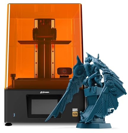 Phrozen Sonic Mighty 12K Resin 3D Drucker | 10,1 Zoll 12K Mono-LCD Bildschirm mit 28 µm Auflösung | Druckgröße 218x123x235mm | 3D Printer geeignet für Profi