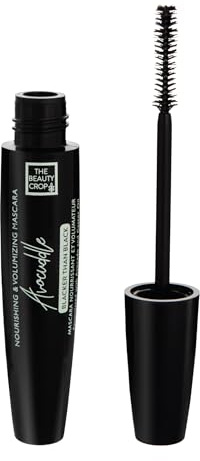 The Beauty Crop Avocuddle Volumising Lash Mascara - Blacker Than Black - No Clumping or Smudging - Vegan Friendly - 12 ml