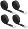 Tie Down Straps, 4 Piece 3m*20mm Adjustable Strap, Straps Heavy Duty with Buckles Suitable for Cargo Transport Equipment Storage Bike Rack Roof Rack Moving Motorcycling Camping
