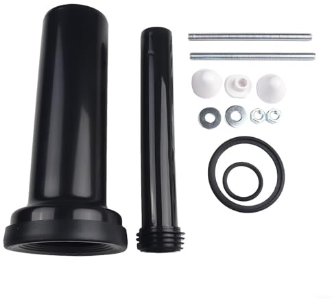 Fauhapyway Set di tubi di collegamento per scarico WC da 300 mm per montaggio a parete con telaio WC e vaschetta