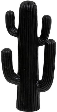 Paris Prix Atmosphera Créateur d'intérieur - Cactus Déco 4 Branches Rodrigo 57cm Noir