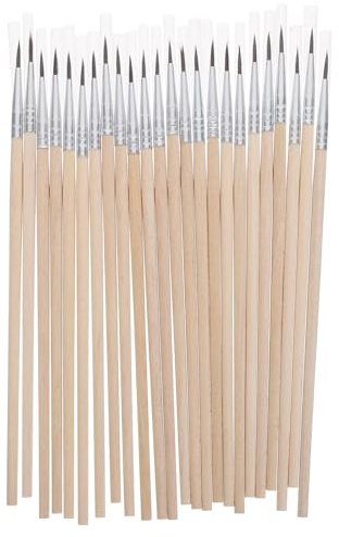 BESTonZON 24 Pièces Outils de Pollinisation Jardin Brosse Fine Réutilisable pour Tomates Légumes Serre Orchidées Fruitiers