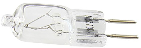 Higuchi JCD 6007-20 Watt Bi Pin Halogen Light Bulb, GY6.35 Base, 120-130 Volts