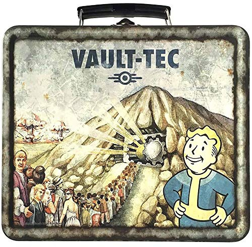FanWraps Fallout 4 Vault-Tec Weathered Tin Tote Replica Multicolor, 7.8 x 6.8 x 4