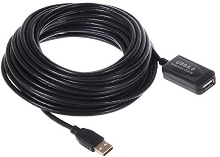 Maclean MCTV-757 USB 2.0 Verlängerungskabel Aktiv USB-Anschluss Verlängerungs - Buchse/Stecker 480 Mbit/s