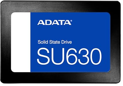 ADATA Ultimate SU630-1.92 TB Internal Solid State Drive with QLC 3D NAND Flash, 2.5 Inch, Black