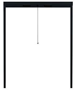 APANA Fliegengitter Rollo Fenster bis 160x160 cm – anthrazit – ausziehbarer Insektenschutz – stabiles Insektenschutzrollo mit Alurahmen & Fiberglasgewebe – Fensterrollo gegen Mücken