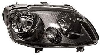 DM Autoteile 370011 Hauptscheinwerfer Scheinwerfer Frontscheinwerfer rechts H7/H1 mit Motor kompatibel für VW Touran 03-06