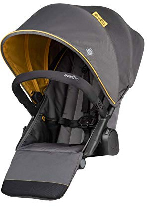 Evenflo Pivot Xplore Stroller Wagon Second Seat, Adventurer Gray