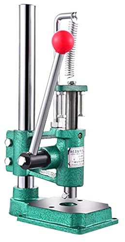 YAOYAOO Pressa Idraulica da Banco, Pressa Manuale Punzonatrice Torchietto Punzone con Mandrino per Fori Goffratura Tacca in Pelle Alluminio Plastica Legno, Pressione mas: 160kg/320kg