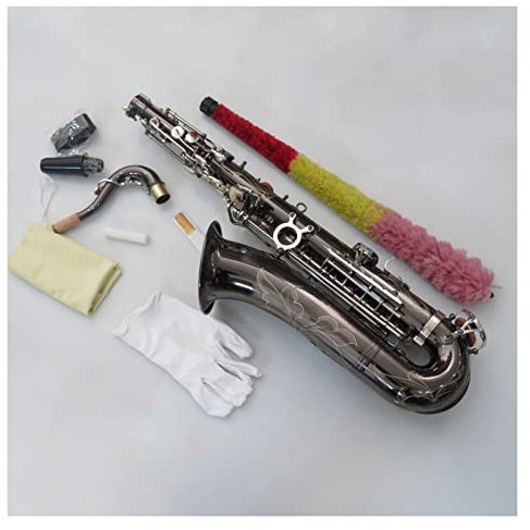 TSTS Saxophon Yellow Brass C Melody Saxophon Mit Koffer Black Nickel Sax Saxophon Kit