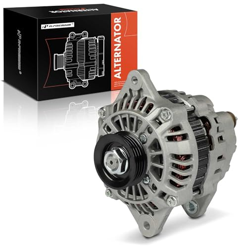 A-Premium Alternator Compatible with Chevrolet Metro, Tracker & GMC Tracker & Suzuki Sidekick, Swift, X-90 & Pontiac Firefly, Sunrunner & Geo Metro, Tracker, 12V 55A 4-Groove Pulley Clockwise